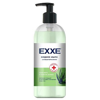 Мыло жидкое EXXE Антибактериальное "Алое и чайное дерево" 500мл 1/12