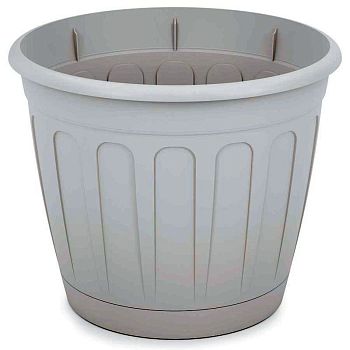 Горшок 3,6 литра Кашпо Дионис белый М8247 1/24