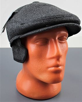 Шапка М. "Кепка" на меху ткань 1/30