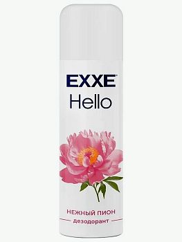 Дезодорант (спрей) EXXE Hello женский Нежный пион 150мл 1/12