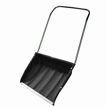 Скрепер "Лавина" черный 700*465мм пласт ал. планка