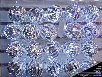 Эл.гирлянда ЗОЛ.НИТЬ 5505 6м 20LED СЕРЕБРО 1/24