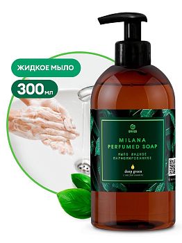 Мыло жидкое парфюмированное Milana Green Deep 300мл 125502 1/6 Мыло жидкое парфюмированное Milana Green Deep 300мл 125502 1/6