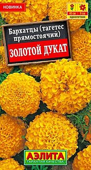 Цветы Бархатцы Золотой дукат прямостоячие ц/п Аэлита*27 Цветы Бархатцы Золотой дукат прямостоячие ц/п Аэлита*27