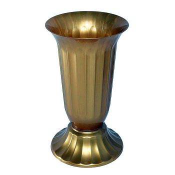 Ваза "Цветочная" 6л (47см) золотой г.Пятигорск