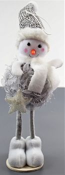 Фигура Снеговик 15см (ноги растут) L15 1/12