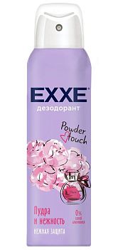 Дезодорант (спрей) EXXE женский Пудра и нежность Powder touch 150мл (0860) 1/6
