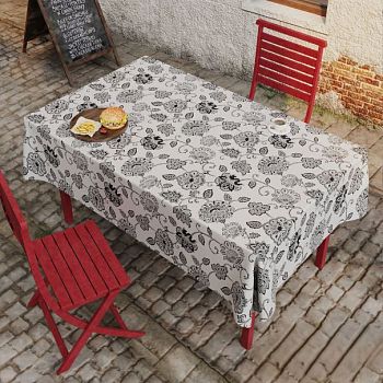 Клеенка столовая на нетканной основе ПВХ (1,4*20м) GX-448A