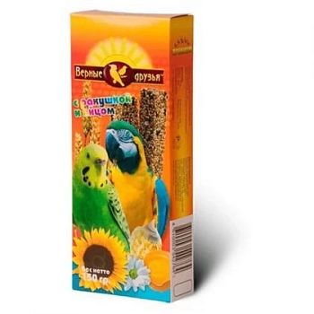 Корм для попугаев волнистых (лакомство) Верные друзья ракушка и яйцо 150гр/15