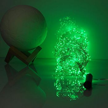 Эл.гирлянда уличная ХВОСТ 600LED 2,2mTY600-G ЗЕЛЕН