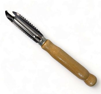 Нож овощечистка деревянная ручка 1109 1/300