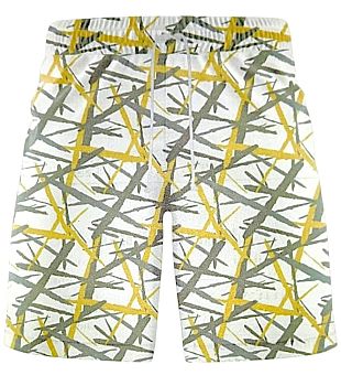 Шорты М.САМО 6143 карманы,белый р.M-3XL 5/75 *