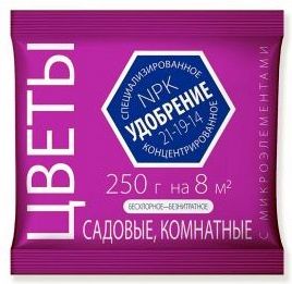 Удобрение "Для Цветов" с микроэлементами 0,25кг 30шт Агроуспех