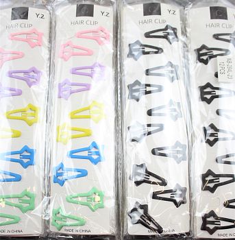 Зажим для волос ТИК-ТАК Звездочка NB-284L за 1шт/12