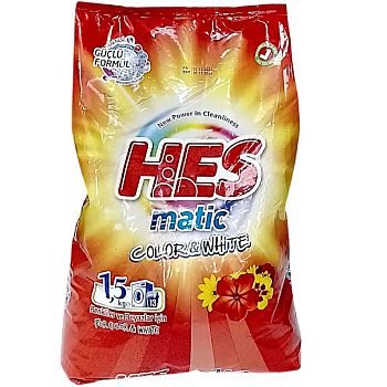 Порошок стир Hes для бел/цвет 1,5 кг (12)