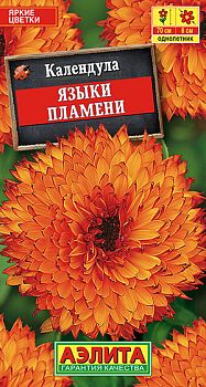 Цветы Календула Языки пламени ц/п Аэлита*28