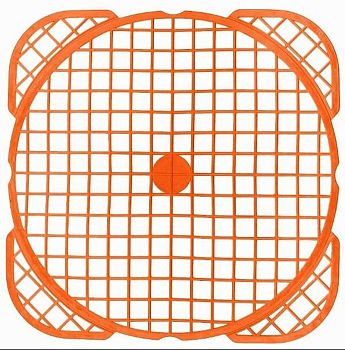 Решетка для раковины пластик большая (круг+квад) 1330 1/100