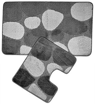 Коврик набор 50*80 40*50 MAXIMUS 4978 (2513 BLACK)