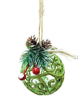 Шар 3шт д8см Ажурный СА811 1/90