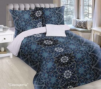 КПБ бязь ЛидерТекс 1,5сп Самоцветы плотность 120 г/кв. м