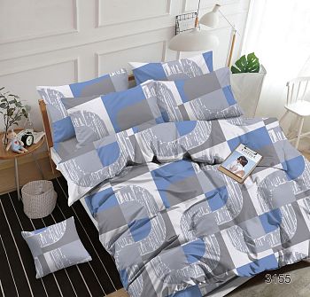 КПБ бязь Чебоксарский хлопок 2сп+европрост Лесли 125г/м2