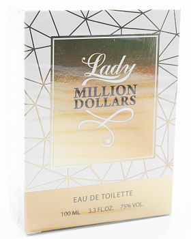 Туал.вода д/женщин "Lаdy million dollars" L 100мл 1/12