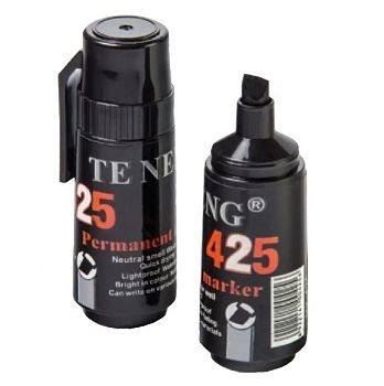 Маркер перманентн. МС-425 цв.колп/черный 12/720