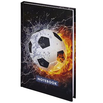 Блокнот А5 80 листов Футбол BRAUBERG KIDS 114419