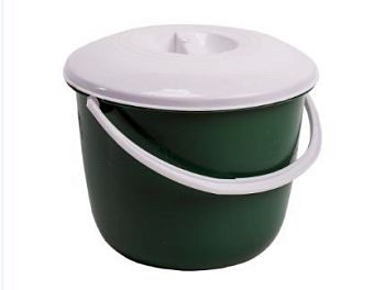 Ведро 6 литров №2 с плотной крышкой Бриг