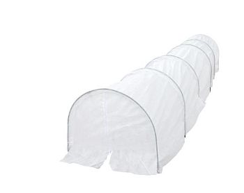 Парник Все в Дом "60" 2м*4м дуги металлические в ПВХ с молнией