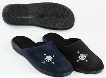 Тапочки М. дом. Фтора 800(КОМПАС) закр.нос р.40-45 6п *