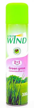 Освежитель "GOLD WIND" Зеленая трава 300мл
