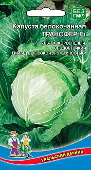 Капуста б/к Трансфер F1 ц/п Марс (ультраскороспелая)