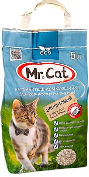 Наполнитель Mr.Cat комкующийся Цеолит 5л 1/280