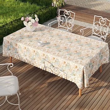 Клеенка столовая из плотного ПВХ на тканев основе (1,4*20м) GX 412A