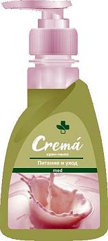 Мыло жидкое крем CREMA med Питание и уход 250мл 1/30шт