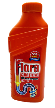 Средство для труб Sanflora Крот гель 750мл 1/15