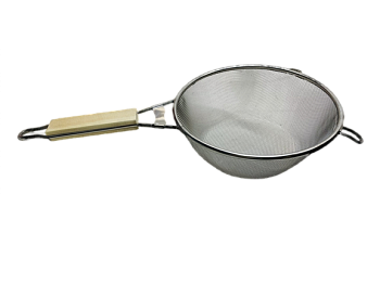 Сито с деревянной ручкой 21см 1/100