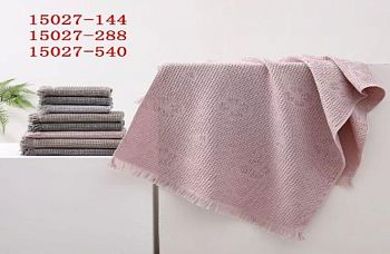 Полотенце мах. жаккардовое 50*90 0002 Домик 8/120 400г/м2