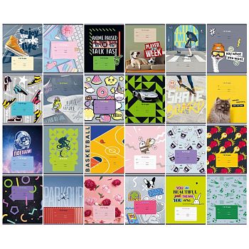 Тетрадь 24л КЛЕТ "Super Mix-24" 11738  (12шт)