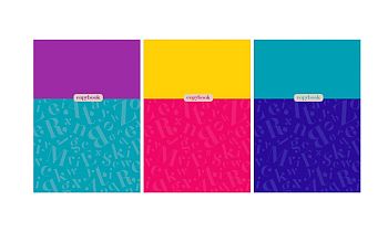 Тетрадь 80 листов линия А4 " Моноколор " Т4ск80 11206