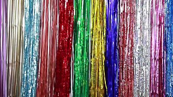 Дождь галография цветной 1м 10/4000