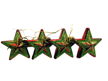 Набор Звезда 6см 4шт SD201  1/174