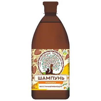 Шампунь Зеленая линия FLORA с экстр. Ромашки д/сух/повр волс 1000мл/