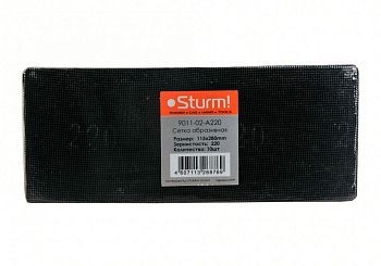 Сетка абразивная 115*280мм(10шт в уп) №220 Sturm 9011-02-А220