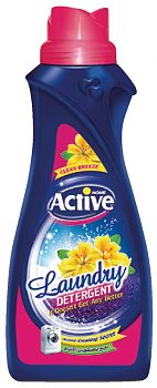 Гель д/стирки универс ACTIVE Иран Clean Breeze 1л Pink 1/12/480 (1222)