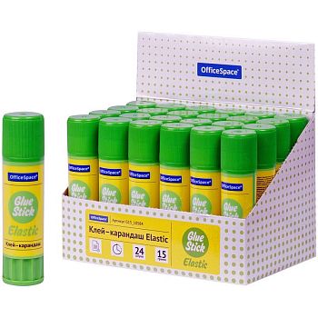 Клей - карандаш 15 г OS Elastic G15_10584 24шт