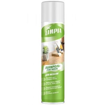 Очиститель для мебели LIMPIA полироль аромат весенний и свежести 300мл 04.110.06 1/12 Очиститель для мебели LIMPIA полироль аромат весенний и свежести 300мл 04.110.06 1/12