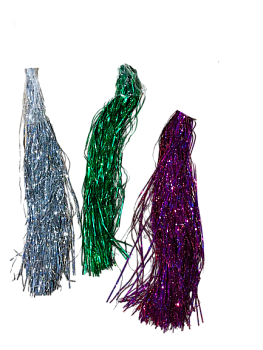 Дождь гофрированный цветной 1,5м 10/3000