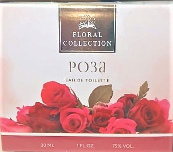 Туал.вода д/женщин "Floral collection Роза"30мл 1/24